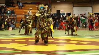 SIKSIKA Powwow 2022 Saturday Night Live Jr Mens Traditional Dancers Contest [upl. by Nauqan]