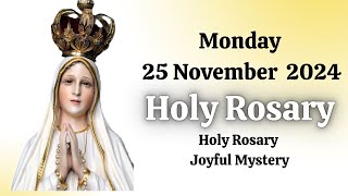 Monday Rosary Joyful Mystery  Nov 25 2024  Todays Holy Rosary  The Holy Hour rosarytoday [upl. by Earle]