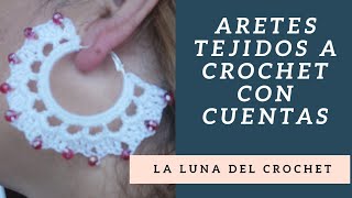 Aretes tejidos a Crochet Pendientes en Crochet [upl. by Yenduhc]