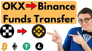 How to Transfer Funds OKX Exchange to Binance Exchange [upl. by Jeddy]