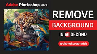 Remove background image in 60 seconds 😱😳🔥shorts photoshop [upl. by Velasco]