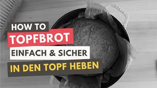 Backen im Topf  Topfbrot  Brot backen [upl. by Aspia]