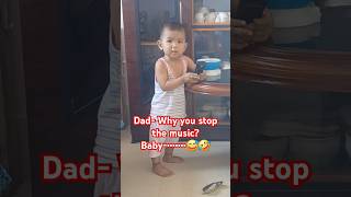 Baby viral conversation with dad🥰😍🤣🤩 baby shorts [upl. by Neroled471]