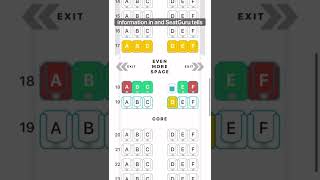 travel hack for airplane seats shorts  seatguru [upl. by Jaddan]