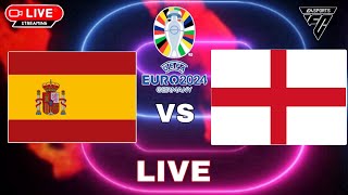 Spain v England  FINAL  UEFA Euro Cup 2024  Video Game Simulation [upl. by Alyn]