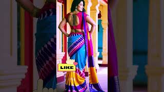 4K Ai Art Indian Saree Fashion Lookbook I TieDye Saree Models [upl. by Daegal]