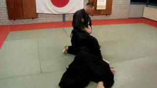 Ron den Boer 5e Dan aikijutsu and 5e Dan Toide [upl. by Ecirtemed]