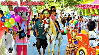 Kuda Mata Merah Lagu Kuda Delman Istimewa  Lagu Anak Popular 🌈 Horse  Syafira TV [upl. by Salocin703]