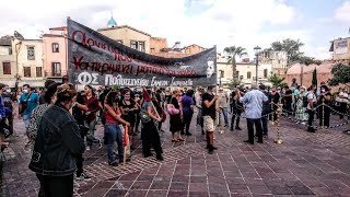 Mikis Theodorakis funeral καλό ταξίδι Chania Crete Greece [upl. by Nylirej404]