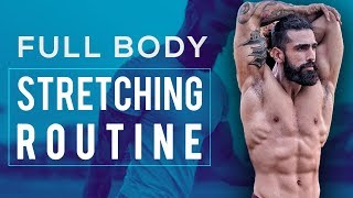 FULL BODY STRETCHING ROUTINE COOLDOWN Exercises  8 Best Stretching Exercises to Prevent Injury [upl. by Adriane]