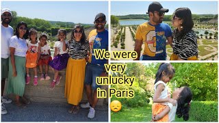 We were very unlucky in many ways at Paris 😞  Dont do this mistake  Versailles Palace  Sharanya [upl. by Nimesh]