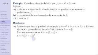 Matemática 10  Funções reais de variável real  Aula 5 Zeros e sinal de uma função quadrática [upl. by Scott263]