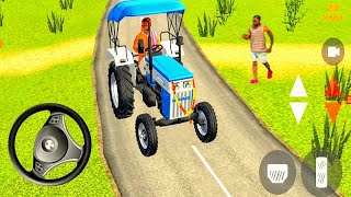 Indian Tractor Simulator 3D  Swaraj 744 🚜Swaraj Tractor Wala Game  Indian Game [upl. by Melisa]