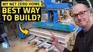 The Simple Genius of a Prefabricated House  My Net Zero Home Build [upl. by Eylhsa33]