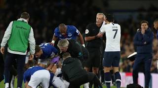 Horrific Tackle To Gomes In Tottenham Vs Everton Picture Version Read Description [upl. by Eitsrik]