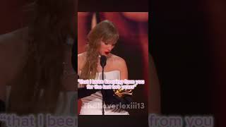 Taylor swift announcing ttpd and getting her 13th grammy  taylorswiftgrammy taylorswift [upl. by Nihs503]