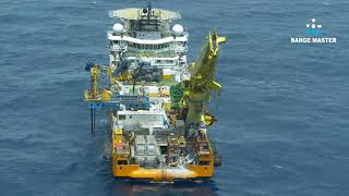 Barge Master and Large Diameter Drilling LDD floating deep water drill operation – short [upl. by Aronson922]