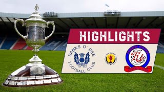 HIGHLIGHTS  Banks O Dee 10 Turriff United  Scottish Cup 2021 22 First Round [upl. by Aleacim797]