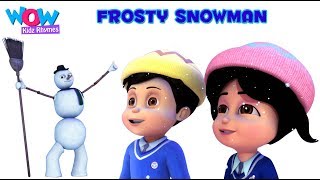 Frosty the Snow Man song for Children Vir The Robot Boy Wow Kidz Rhymes [upl. by Nosremaj743]