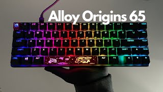 HyperX Alloy Origins 65 Gaming Keyboard unboxing [upl. by Alel]