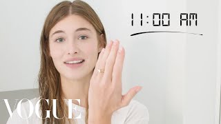 How Top Model Grace Elizabeth Gets Runway Ready  Diary of a Model  Vogue [upl. by Auhsaj822]