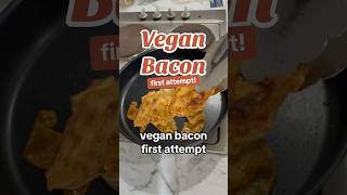 Making vegan bacon first try 🥓 [upl. by Odranreb]