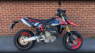 Ex Demo Ducati Hypermotard 698 Mono 24 Reg 1293 miles £10995 [upl. by Ddene]