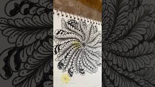 Easy doodle drawing ✍🏻 doodle doodleart drawing zentangle fyp [upl. by Adliwa]