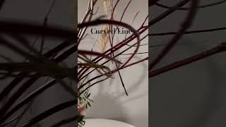 Curved Lines Ikebana for Special Occasion [upl. by Ntsuj]