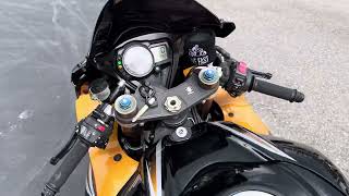 2008 Suzuki GSXR1000 BlackGold Brocks Exhaust and Stetched [upl. by Revorg]