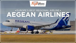 Experience Excellence with Aegean Airlines  World Flight Vibes [upl. by Gurl]