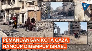 Penampakan Gaza Terbaru Usai Digempur Israel [upl. by Tiffy]