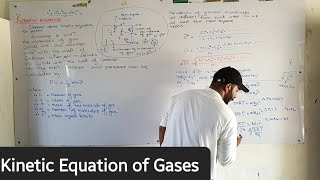 Kinetic Equation of Gases  Kinetic Molecular Theory  ch3  11th class Chemistry [upl. by Couture720]