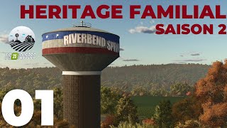 GRANDPAPA WALTER   01 Héritage Familial S2  RIVERBEND SPRINGS  FARMING SIMULATOR 25 [upl. by Reggi]