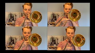 Hayburner Sammy Nestico Trombone section [upl. by Arramahs127]