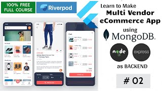 eCommerce Amazon Clone App  Flutter MVC Architecture with RiverPod State Management Tutorial [upl. by Enrahs750]