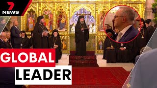 His AllHoliness Ecumenical Patriarch Bartholomew’s first visit to Australia in 28 years  7NEWS [upl. by Tye]