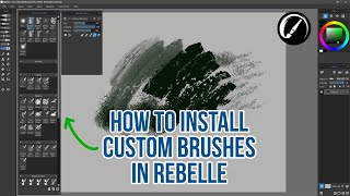 How to Install Custom Rebelle Brushes [upl. by Jc25]