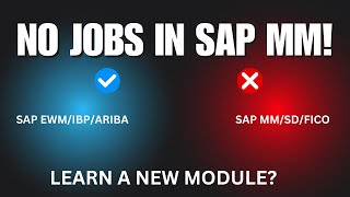 NO SAP MM JOBS LEARN OTHER MODULE SAP EWMIBPARIBA SAP FOR BEGINNERS CHANNEL S4HANA TRAINING [upl. by Nealey245]