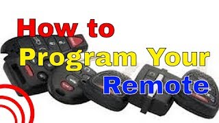 How To program DEI Viper Python Avital Sidewinder Valet Hornet Alarm Remote Transmitter Fobs [upl. by Valdes600]