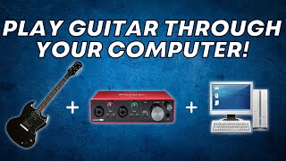 How to Play ELECTRIC GUITAR through your COMPUTER STEP BY STEP [upl. by Norita]