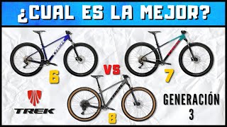 ¡NUEVAS Trek MARLIN GEN 3 COMPARACIÓN  MARLIN 6 vs 7 vs 8 2023 ¿Valen la pena [upl. by Ynafit285]