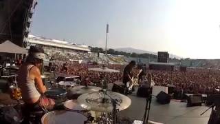 Ugly Kid Joe Yael GoPro drumCam A Fish over hereSandwich in Bulgaria [upl. by Eiuol]