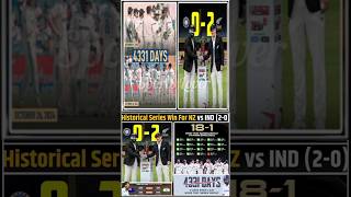 Historical Series Win Fo NZ vs IND 20 Sportslover124 cricket indvsnz testseries ytshorts [upl. by Annodal]