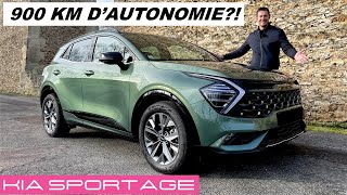 Essai Kia Sportage 2022 – 900 km d’autonomie en hybride [upl. by Doroteya54]