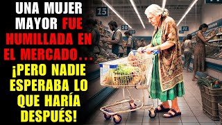 Una Mujer Mayor Fue Humillada En El Mercado… ¡Pero Nadie Esperaba Lo Que Haría Después [upl. by Gnart358]