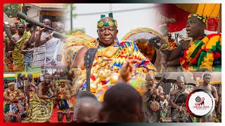 LIVEGrand Arrival Of Asantehene Otumfour Osei Tutu II Durbar Grounds To Celebrate Last Akwasidae [upl. by Ahsirkal]