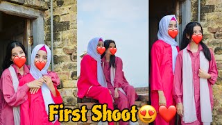 First Time Shoot kraya😍❤️  Yusra ki Belated Birthday bhi kar li😂😂 [upl. by Eeimaj418]