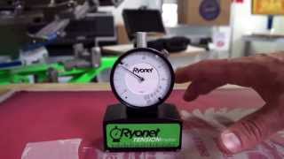 Ryonet Tension Meter for Screen Printing Mesh Tension [upl. by Brittni]