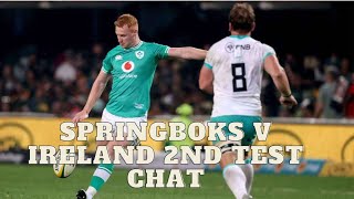 Springboks vs Ireland test 2 chat [upl. by Arramahs]